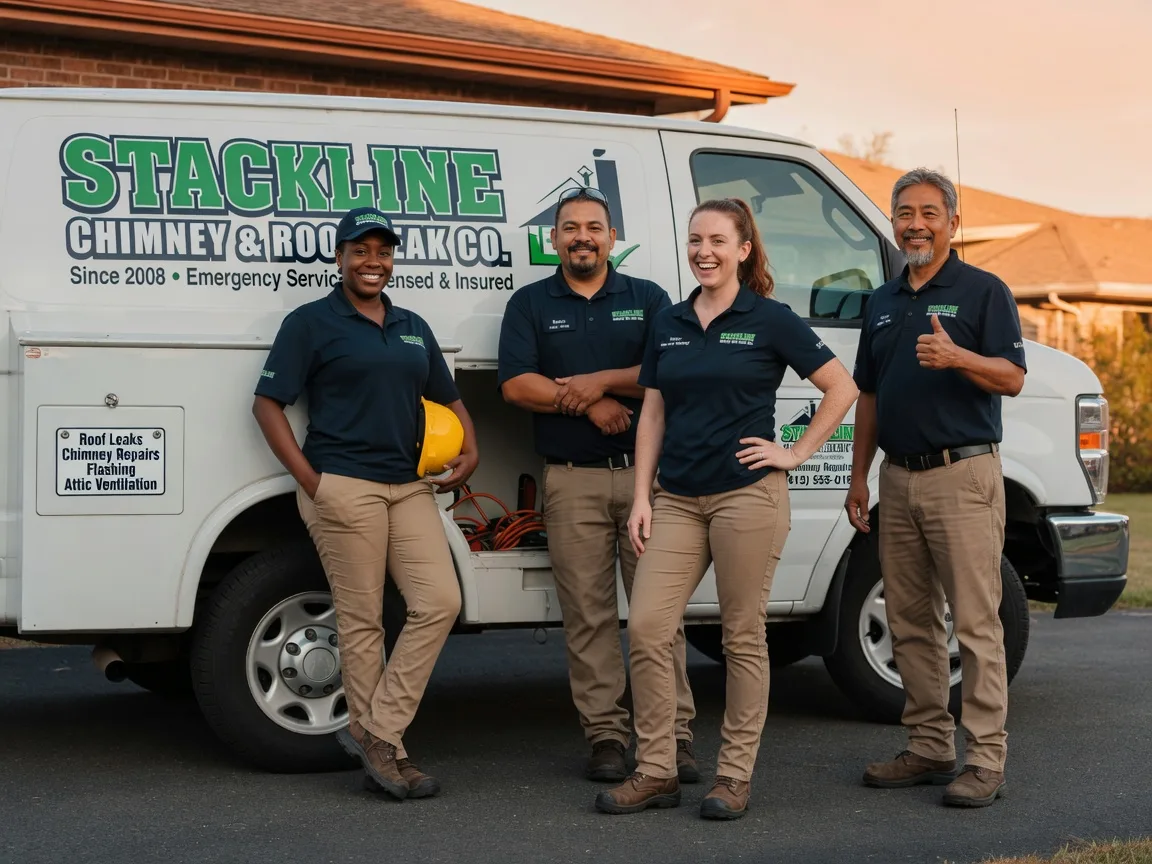 Chimney flashing repair company in Tuskahoma, OK